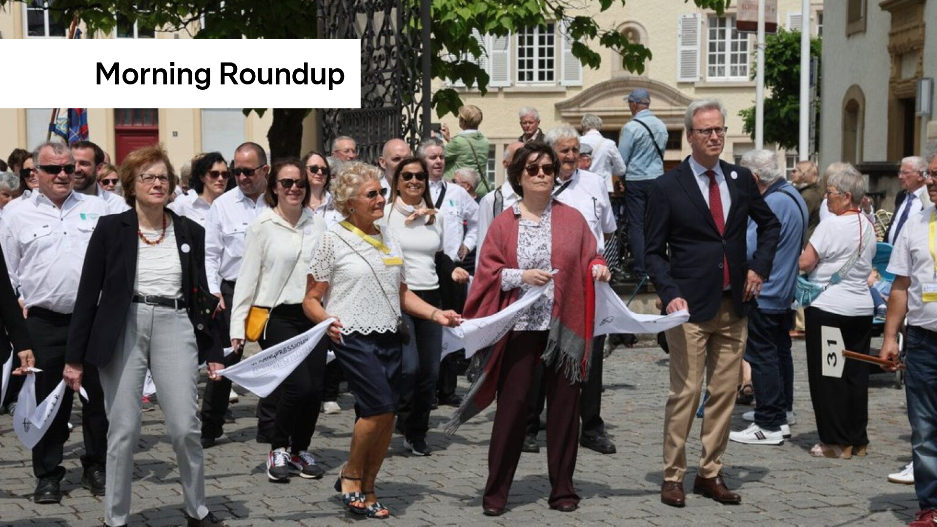 Morning Roundup: Echternach hopping procession, Pope issues AI warning, and heat alert for Luxembourg