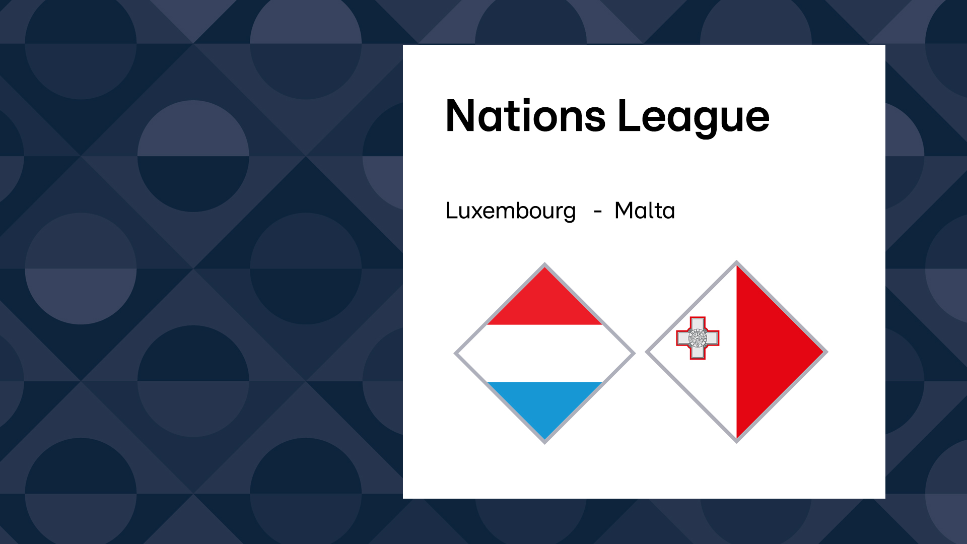 UEFA Nations League: Follow the Luxembourg v Malta match live at 6pm, with English commentary