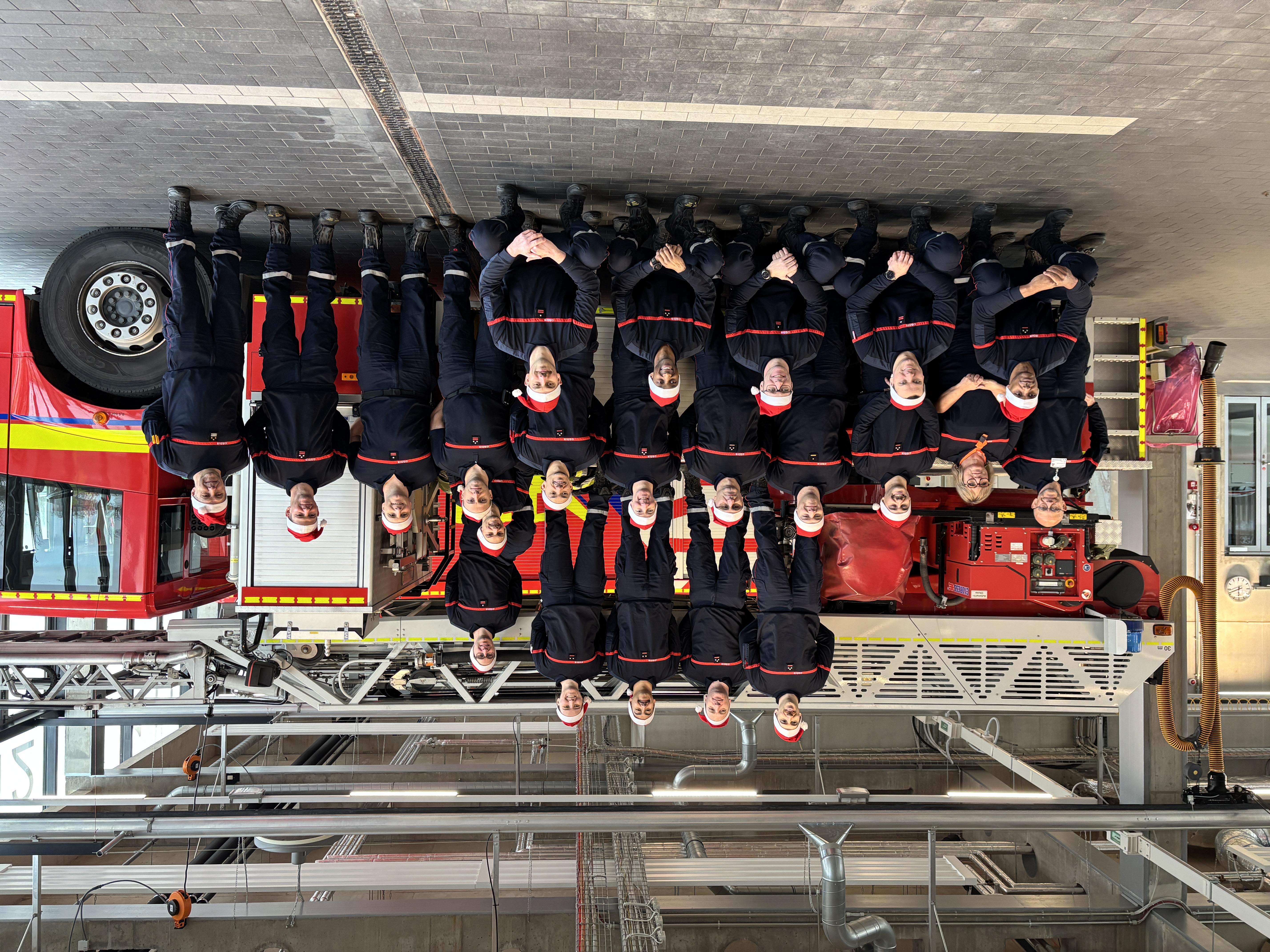 Holiday duty: Inside the CGDIS control centre on Christmas Day