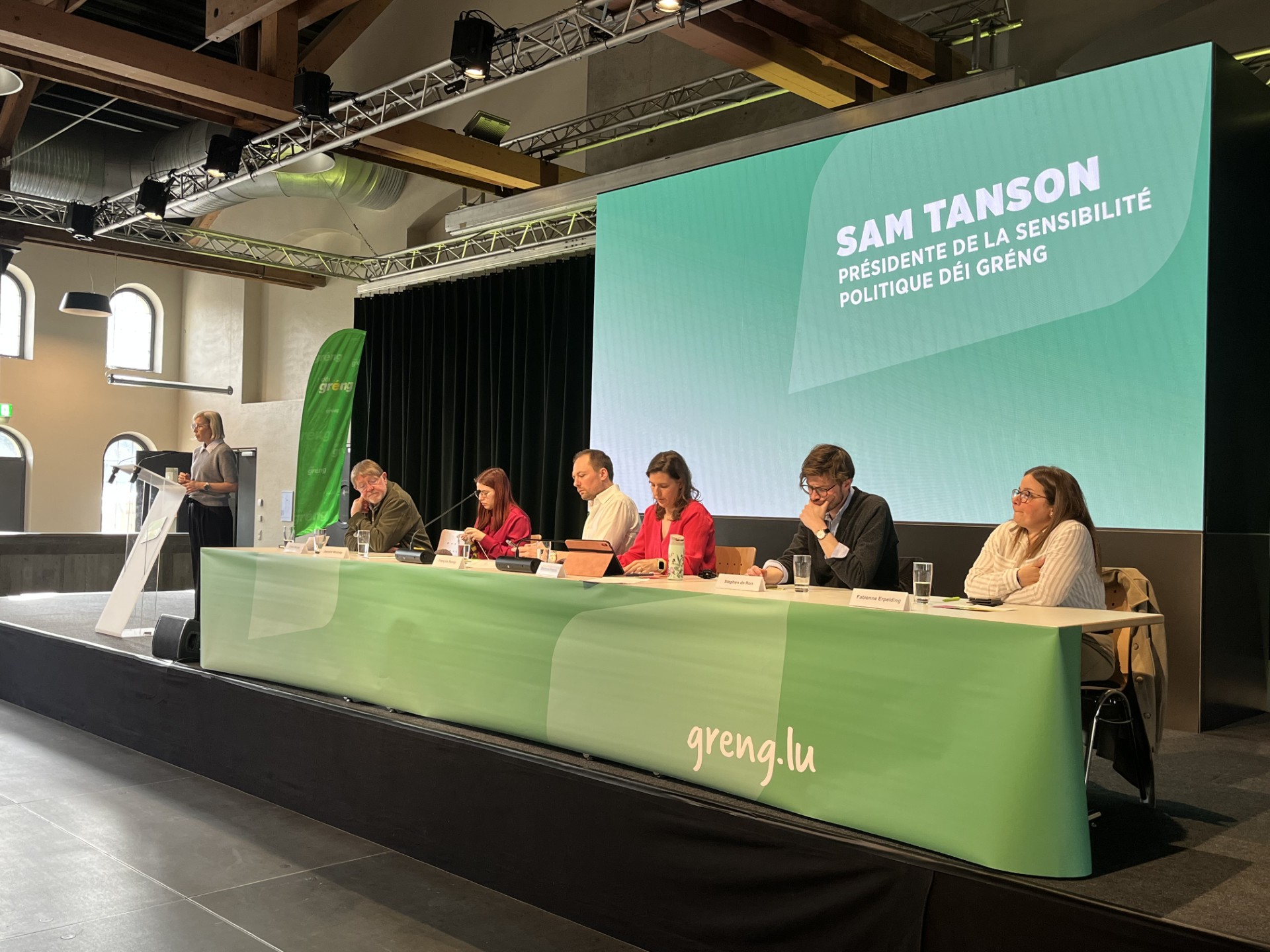 Iran, refugees, economy: The Greens slam CSV-DP coalition at party congress