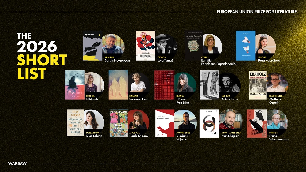 European Union Prize for Literature: Luxembourg's Elise Schmit shortlisted for EUPL 2026